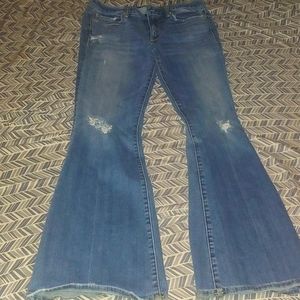 American eagle stretch fit bell bottoms
